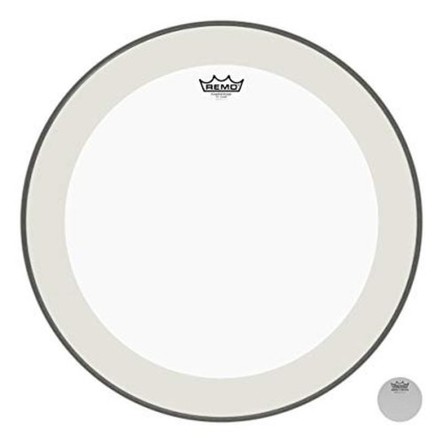 Remo Remo Clear Powerstroke 4, Clear Bass Drumhead w/ Impact Patch