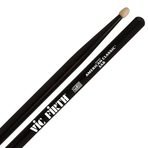 Vic Firth Vic Firth American Classic 5A Drum Sticks w/ Black Finish Vic Firth Vic Firth American Classic 5A Drum Sticks w/ Black Finish
