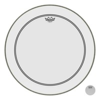 Remo Smooth White Powerstroke 3 Bass Drumhead w/ 2-1/2'' Impact Patch