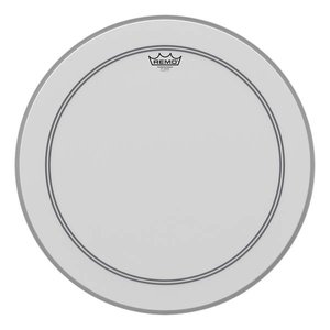 Remo Remo Coated Smooth White Powerstroke 3 Bass Drumhead w/ 5.25'' Offset Hole