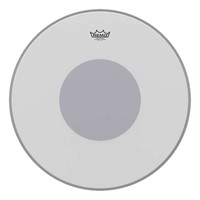 Remo Coated Powerstroke 3 Bass Drumhead w/  No Stripe and Bottom Black Dot