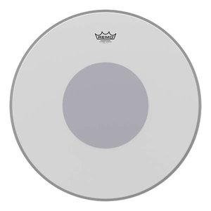Remo Remo Coated Powerstroke 3 Bass Drumhead w/  No Stripe and Bottom Black Dot