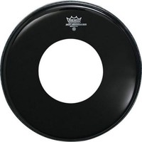 Remo Ebony Powerstroke 3 Bass Drumhead w/ Center Hole