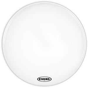 Evans Evans BK MS1 Marching White Bass Drumhead w/Bag