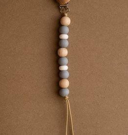 Boho Soother Clip stone