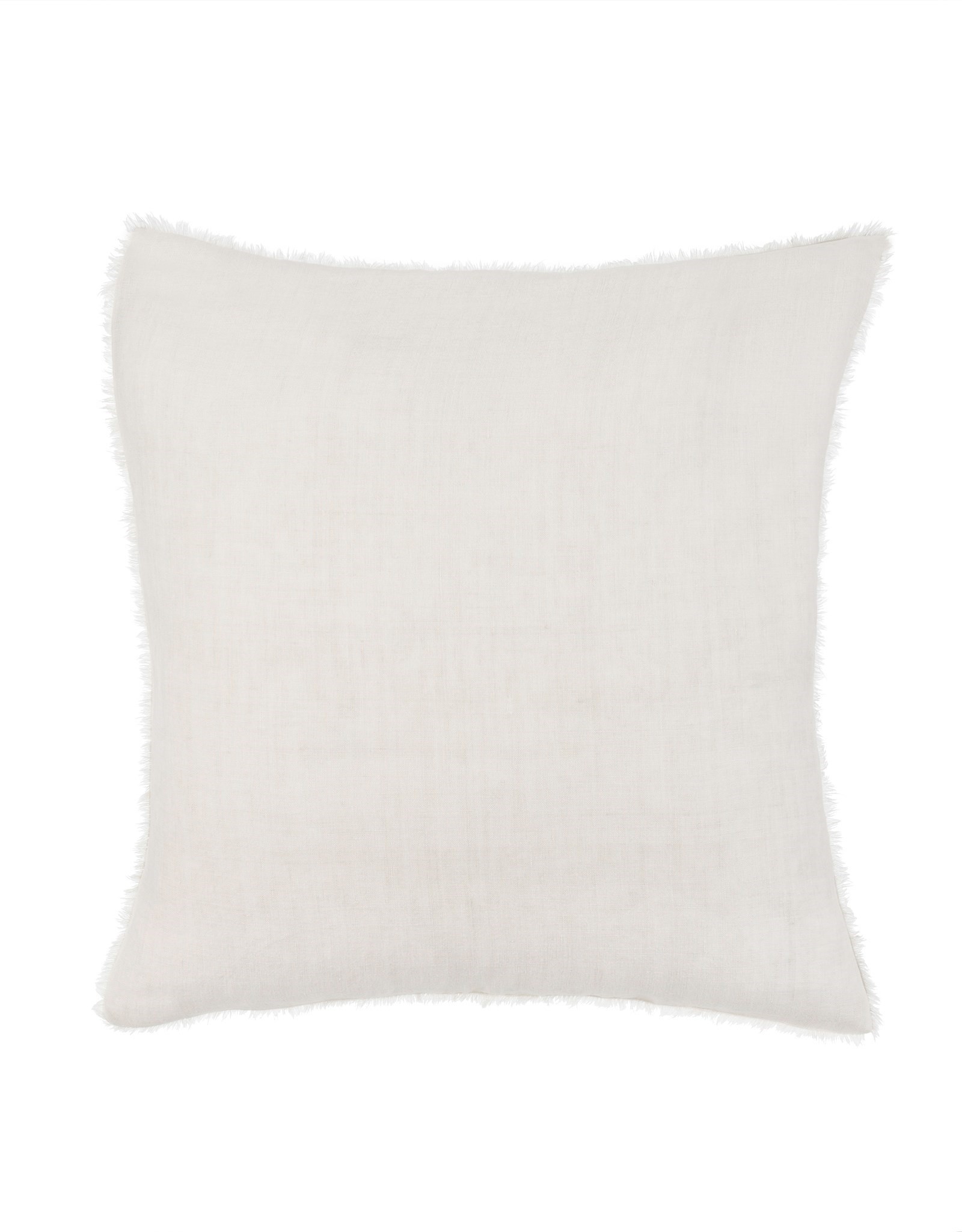 Indaba - 24x24 Lina Linen Pillow Natural - blanc&turquoise