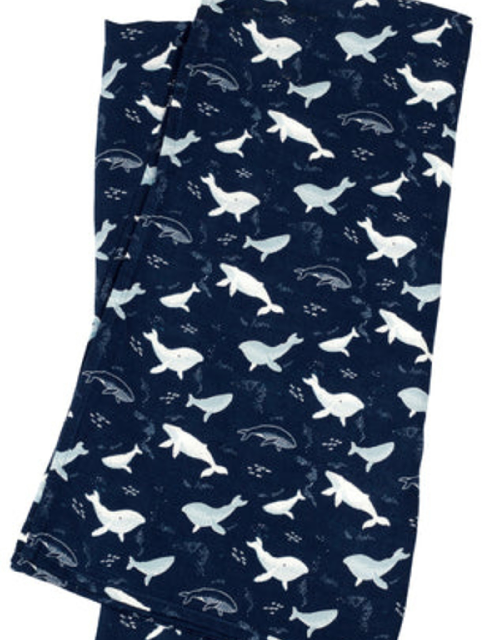 Muslin Swaddle Whales