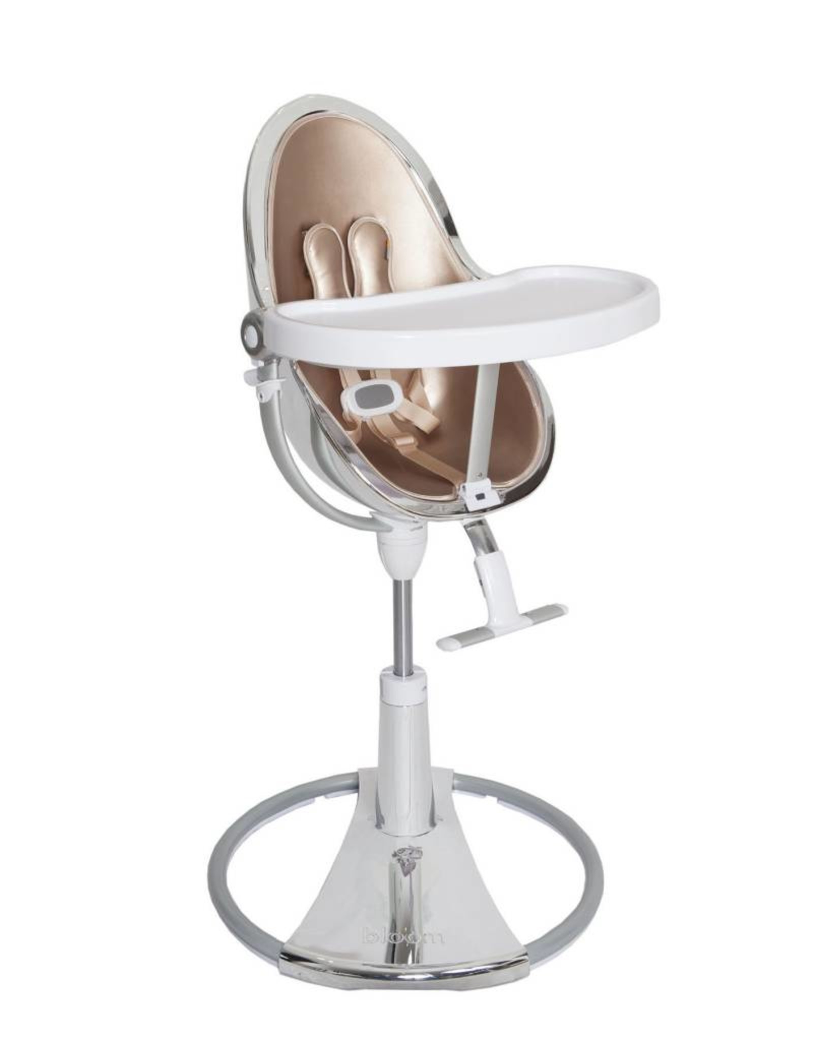 chrome high chair