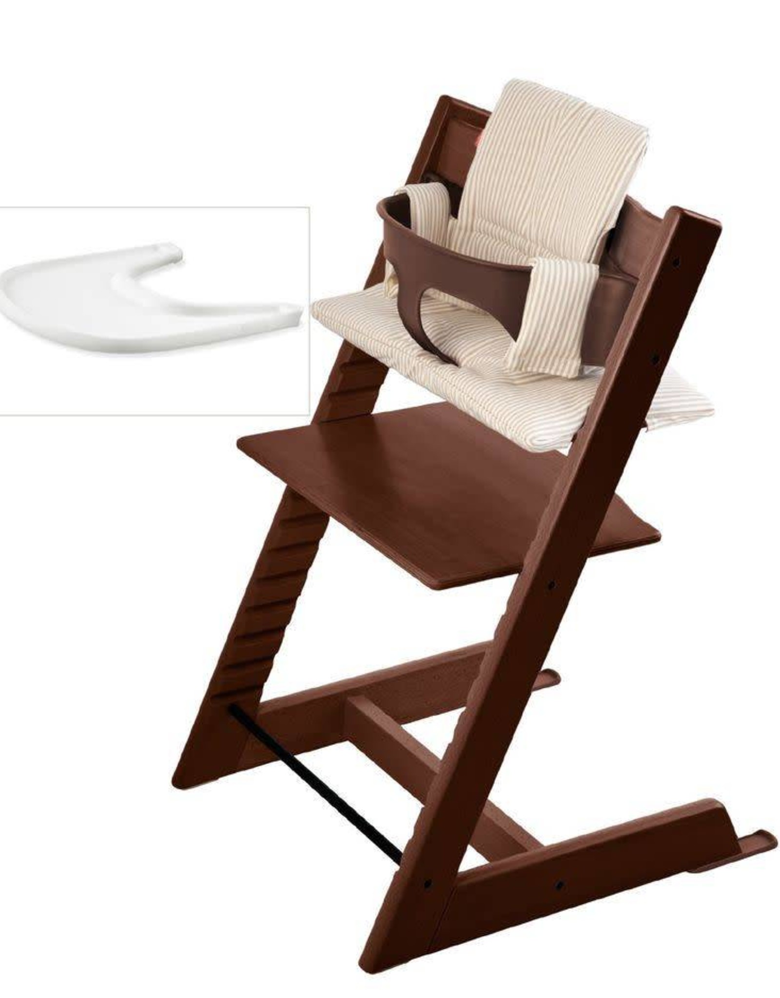 tripp trapp high chair walnut