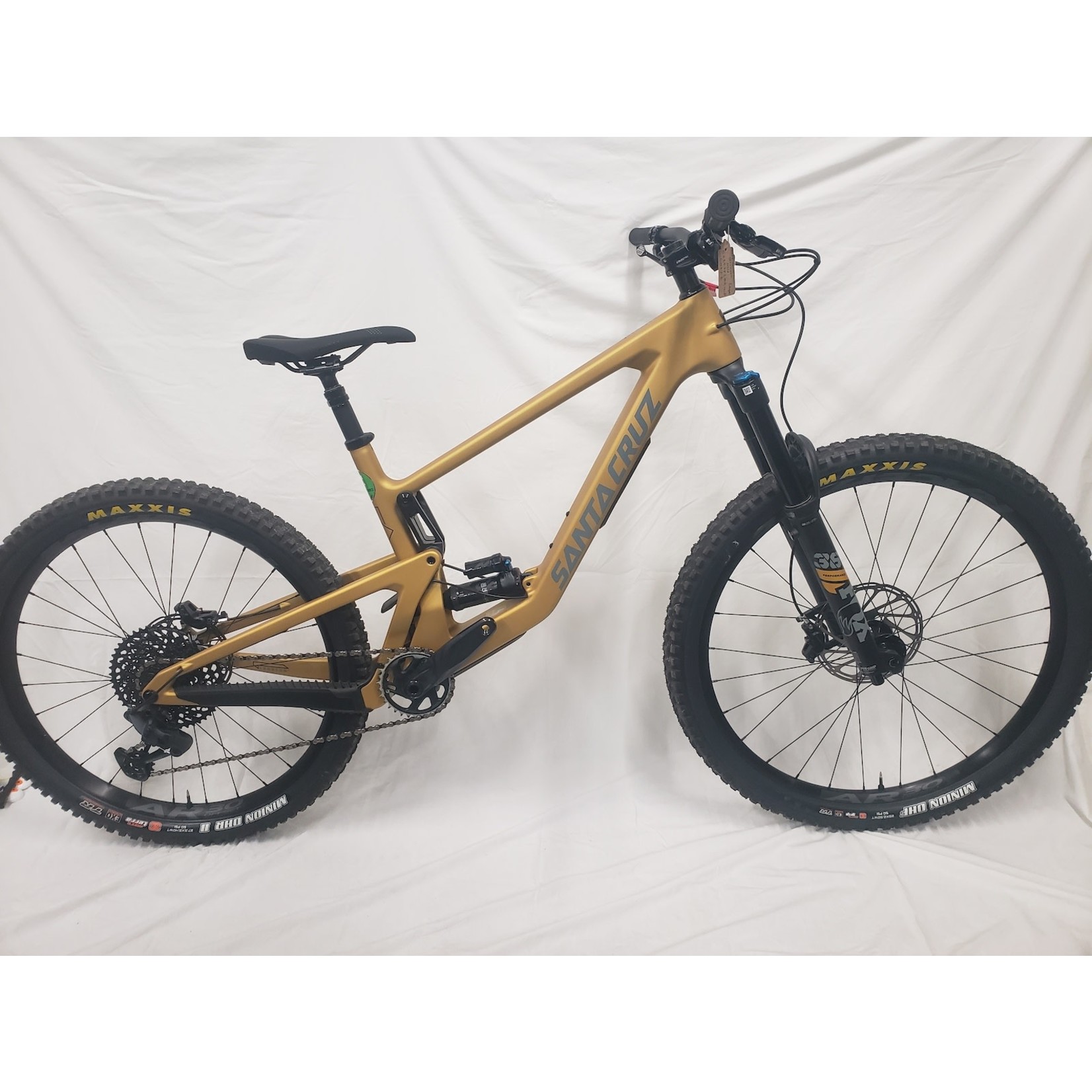Santa Cruz Bicycles 2022 DEMO Santa Cruz Bronson 4 C MX Large Satin Gold S-build