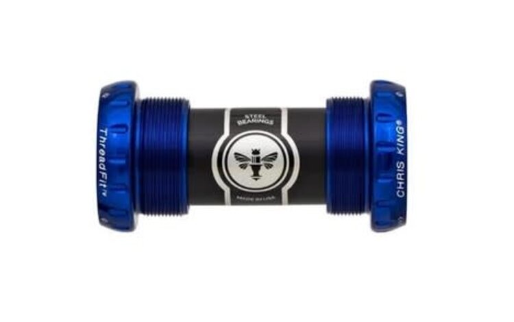 Chris King Components ThreadFit 24, Navy, CHRIS KING Bottom Bracket