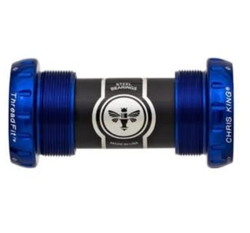 Chris King Components ThreadFit 24, Navy, CHRIS KING Bottom Bracket