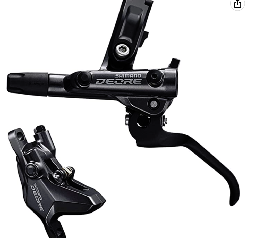 Shimano Brakeset Shimano M6100 Deore Assembled Black Left Front