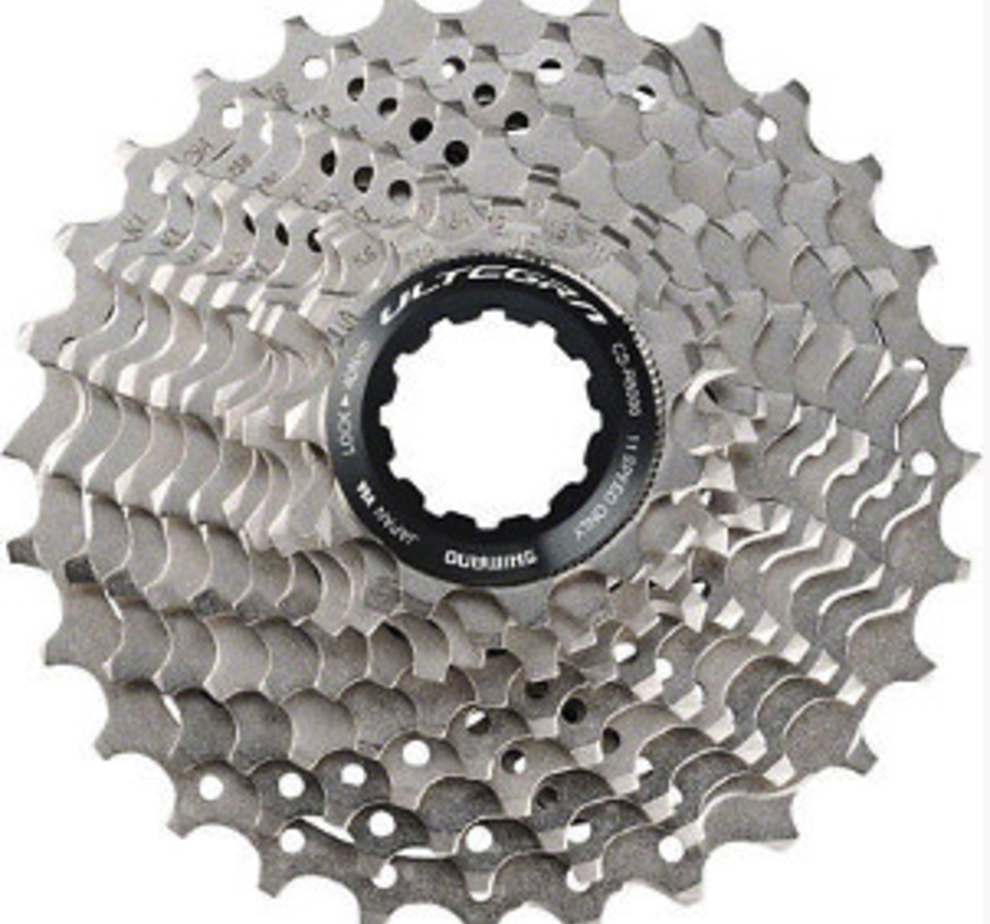 Shimano CASSETTE SPROCKET, CS-R8000 11-32T, ULTEGRA, 11-SPD, 11-12-13-14-16-18-20-22-25-28-32T