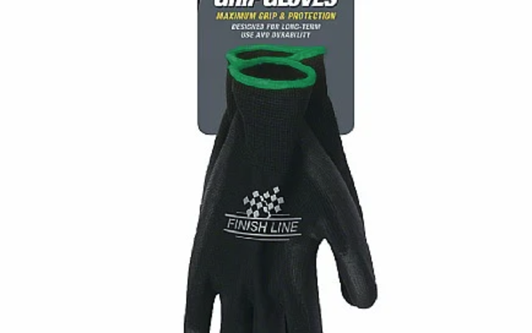 Finish Line Finish Line Mechanic's Grip Gloves Black SM/MD