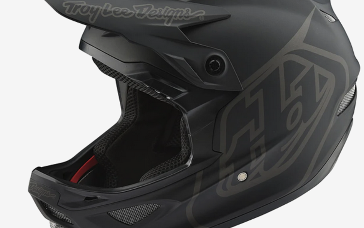 Troy Lee Designs D3 Fiberlite Mono Black SM