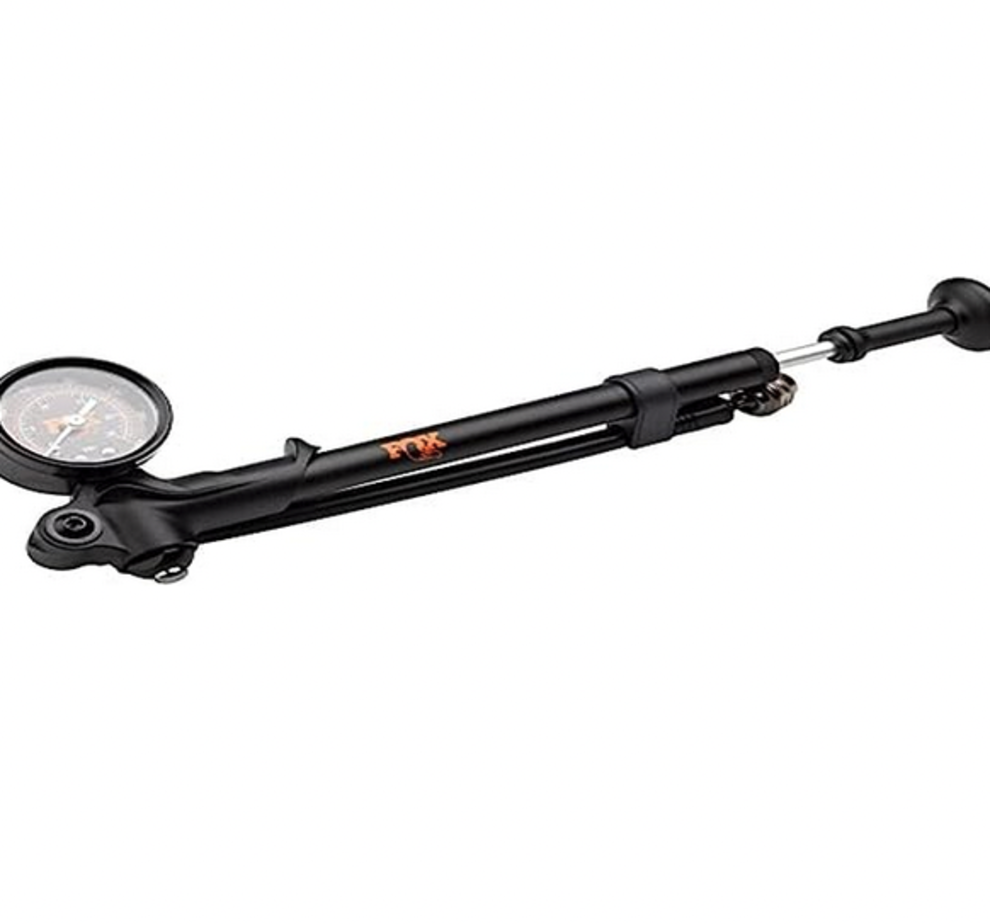 Fox Racing Shox Pump: Fox HP w/ Bleed, Foldable, 350 psi, Swivel Head