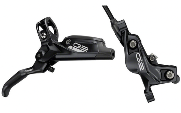 SRAM G2 R (Reach) Aluminum Lever Diffusion Black Ano Rear 2000mm Hose (Rotor/Bracket sold separately)A2, SRAM Disc Brake