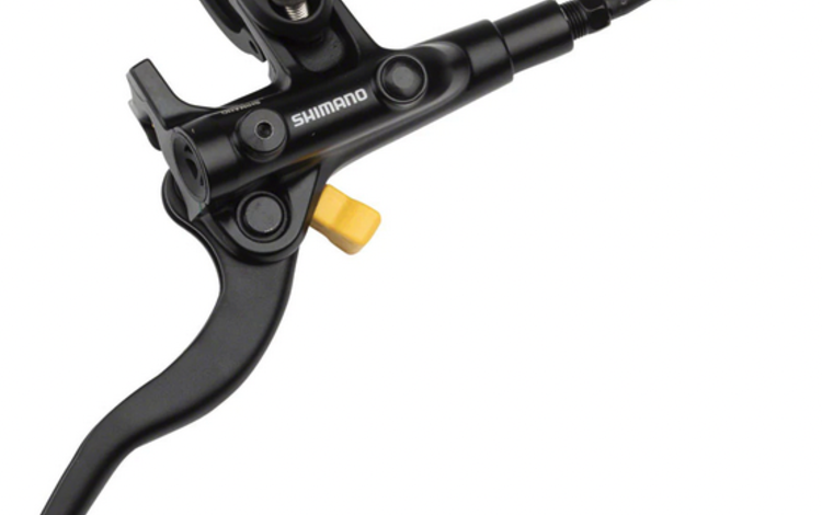 Shimano Shimano Deore BL-M4100-R  /BR-MT420 Disc Brake and Lever - Rear, Hydraulic, Resin Pads, Gray