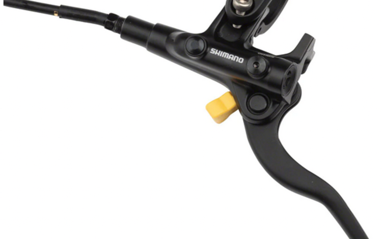 Shimano Shimano Deore BL-M4100-L /BR-MT420 Disc Brake and Lever - Front, Hydraulic, Resin Pads, Gray