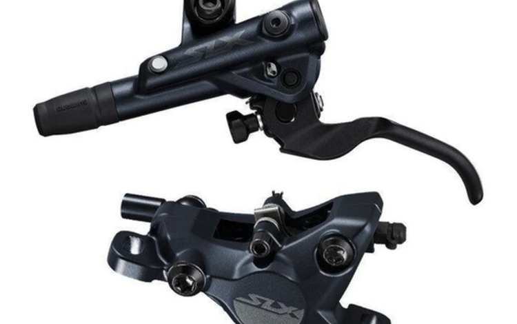 Shimano DISC BRAKE ASSEMBLED SET/J-KIT, SLX, BL-M7100(L), BR-M7120(F), METAL PAD(W/FIN), 1000MM HOSE(SM-BH90-SBM BLACK)