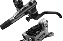 Shimano Shimano XTR BL- M9120/BR-M9120 Disc Brake and Lever - Front, Hydraulic, Post Mount, Finned Metal Pads, Gray