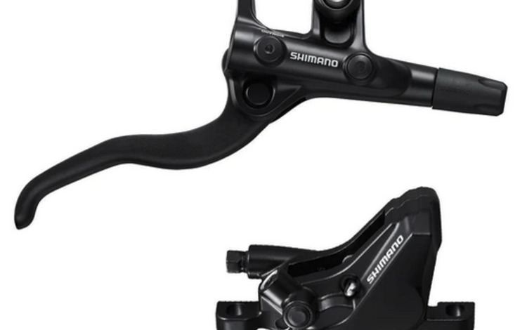 Shimano DISC BRAKE ASSEMBLED SET/J-KIT, BL-M4100(R), BR-MT420(R), BLACK, W/O ADAPTER, METAL PAD (W/O FIN), 1700MM HOSE (SM-BH90-SS BLACK), W/CONNECTER INSERT