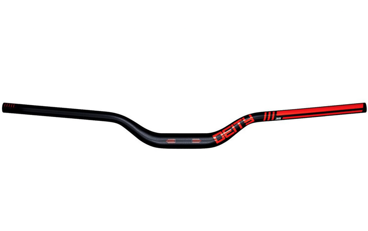 Deity Components Deity Components Highside 35 Riser Handlebar - 50mm Rise 760mm Width 35mm Clamp Red