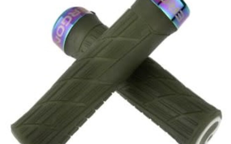 Ergon Ergon GE1 Evo Factory Grips - Frozen Moss/Oil Slick Lock-On