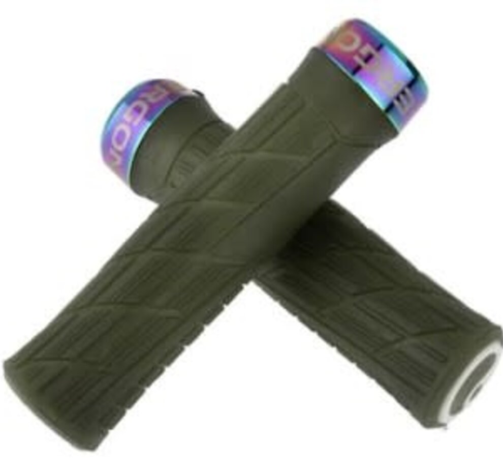 Ergon Ergon GE1 Evo Factory Grips - Frozen Moss/Oil Slick Lock-On