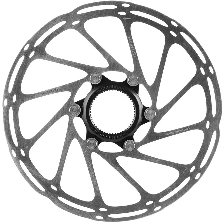 SRAM CenterLine Disc Brake Rotor - 200mm, Center Lock, Silver