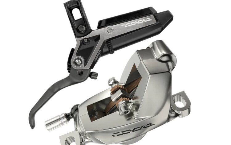 SRAM Disc Brake Code Ultimate Stealth - Carbon Lever, Ti Hardware, Reach/Contact Adj ,SwingLink, Black Ano Rear 2000mm Hose (includes MMX Clamp, Rotor/Bracket sold separately)C1