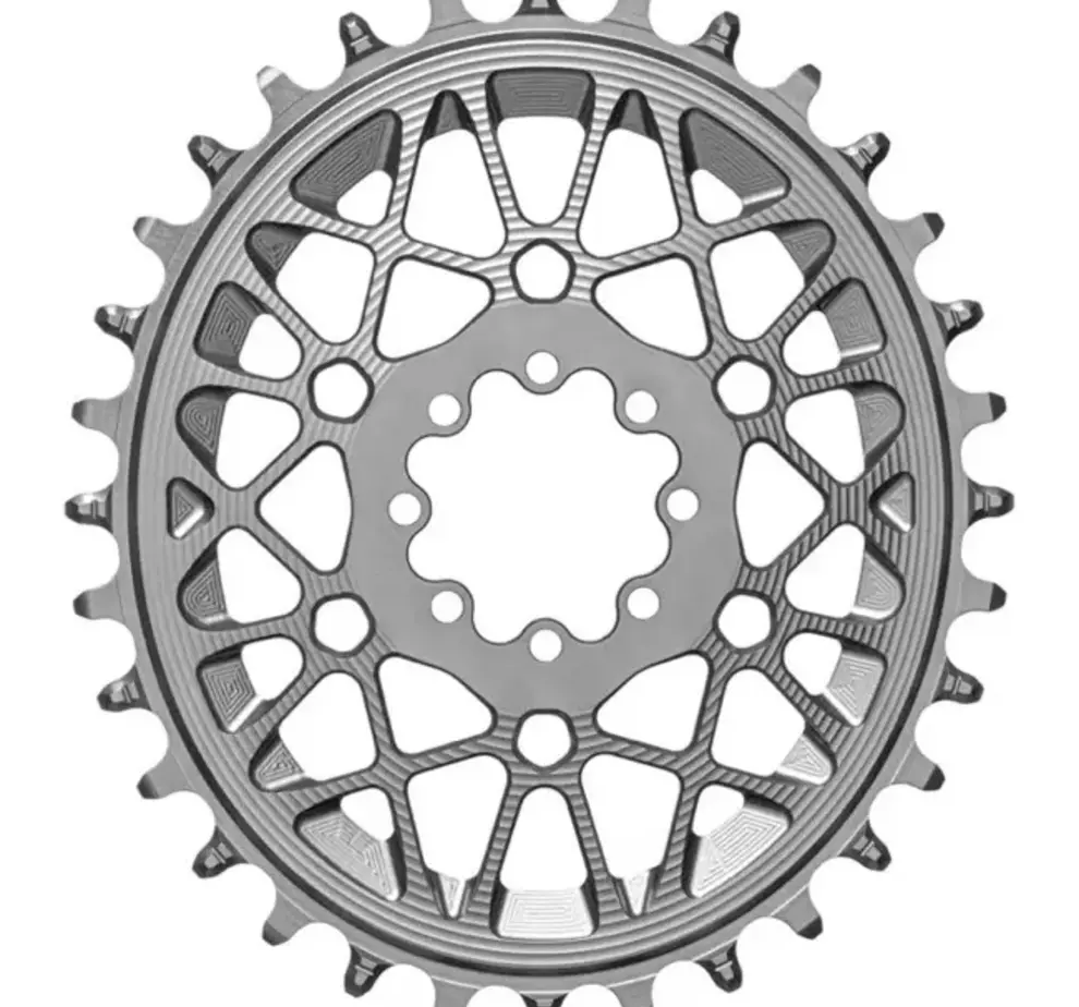 Absolute Black Oval SRAM T-Type DM 8-Hole Boost Chainring, 30T, Blk