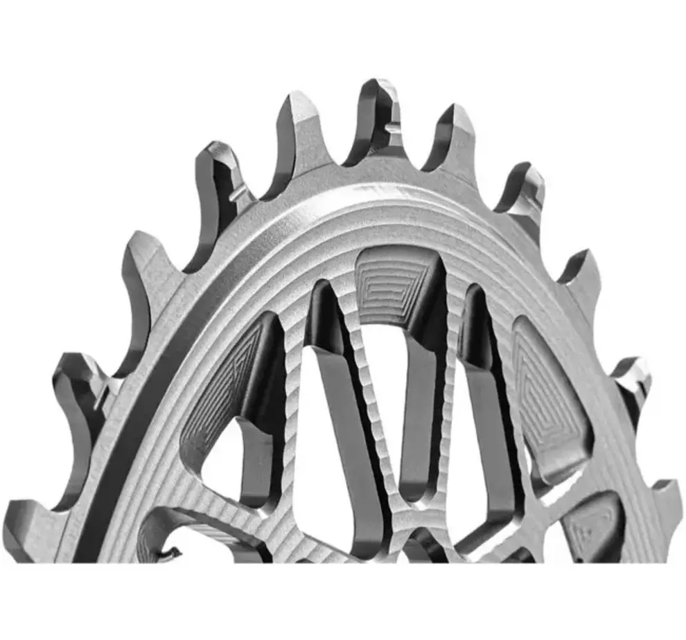 Absolute Black Oval SRAM T-Type DM 8-Hole Boost Chainring, 30T, Blk