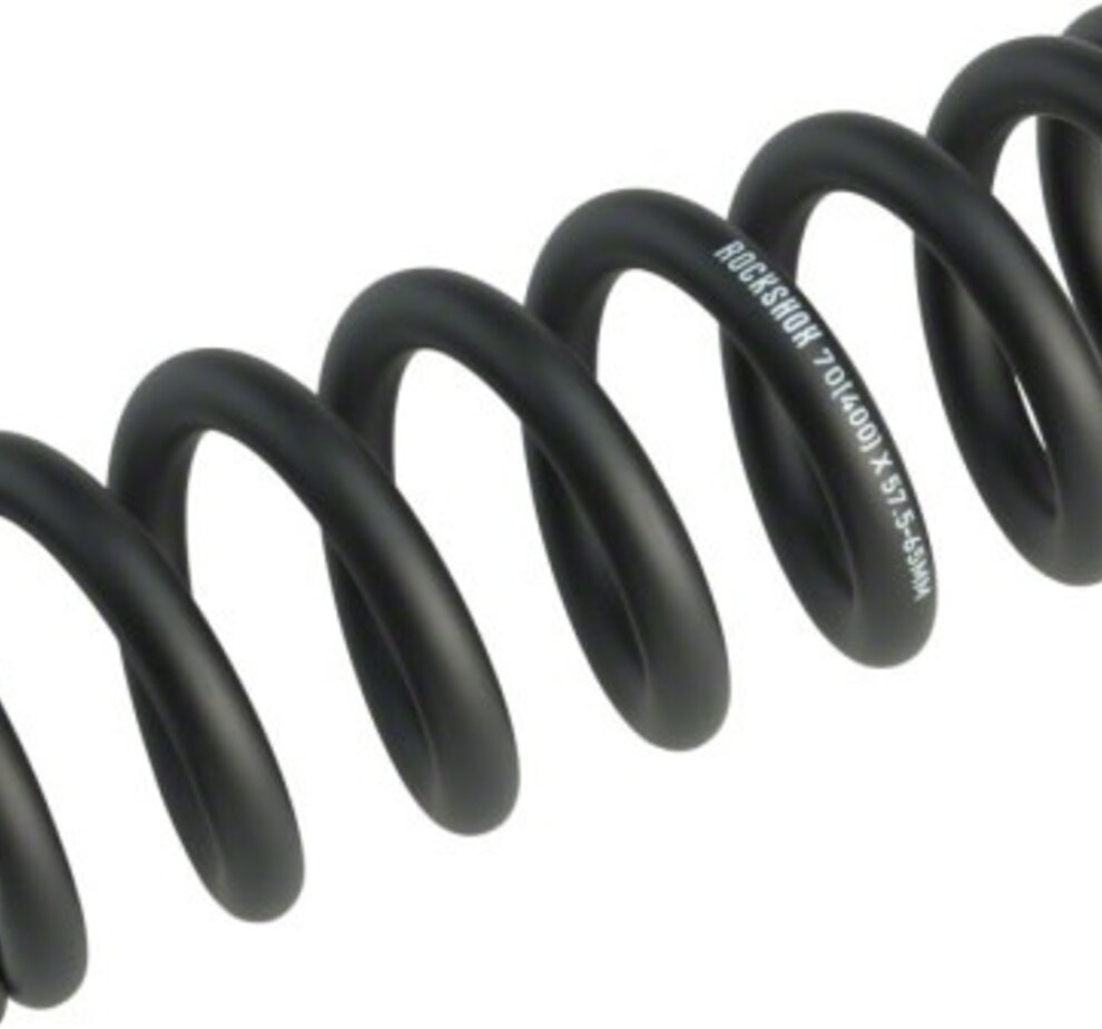 RockShox RockShox Metric Coil Spring - Length 151mm, Travel 57.5-65mm, 400 lbs, Black