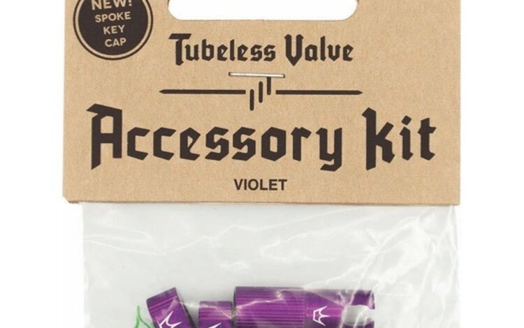 Peaty's Peaty's Tubeless Valve Accessory Kit, Violet NLS