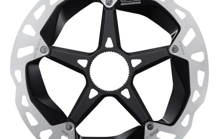 Shimano Shimano XTR RT-MT900-M Disc Brake Rotor - 180mm, Center Lock, Silver/Black