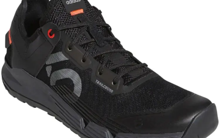 Five Ten returned- Five Ten Trailcross LT Flat Shoes - Men's, Core Black / Gray Two / Solar Red, 14