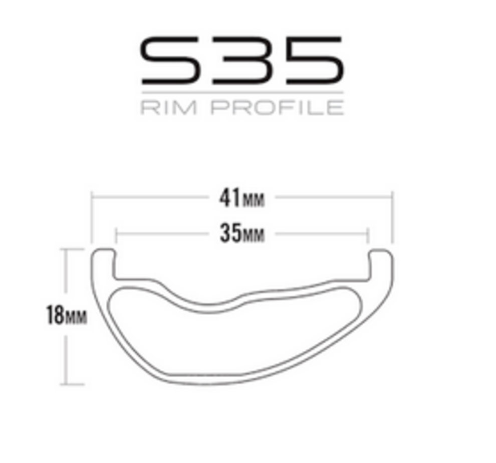 Ibis S35 Carbon Wheelset 27.5 Ibis Logo Hubs XD driver