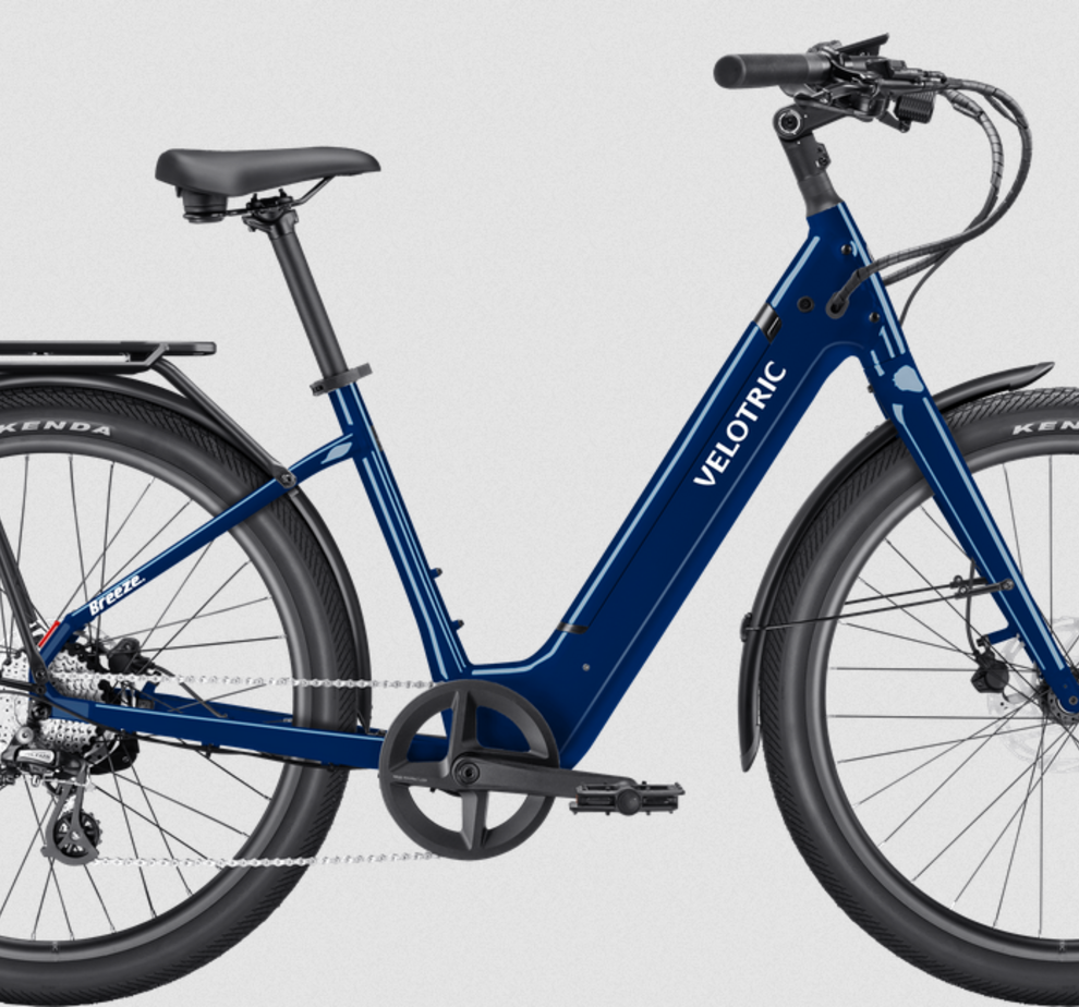 Velotric Velotric Breeze 1 - Large Lemans Blue Rack and Fenders inside box