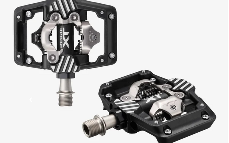 Shimano PEDAL, PD-M8220, DEORE XT, SPD, W/O REFLECTOR, W/CLEAT (CL-MT001), BLACK