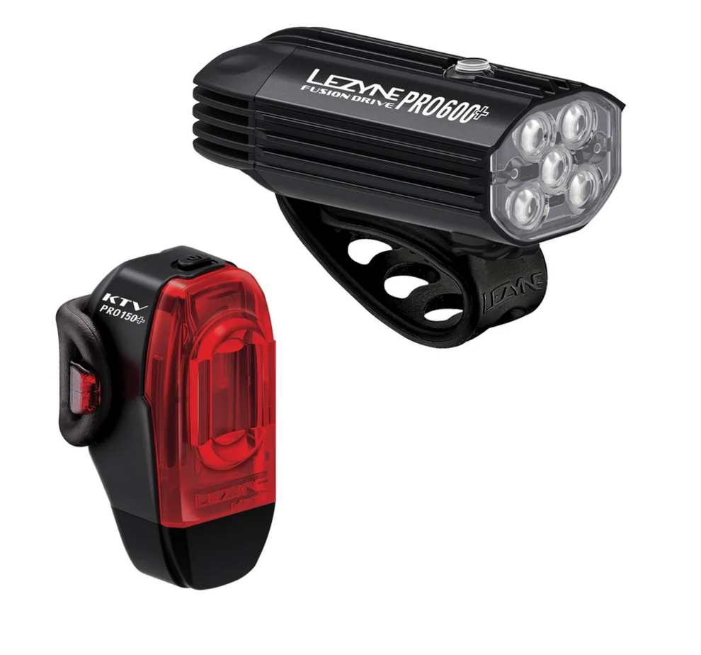 Lezyne Fusion Drive Pro 600+ / KTV Drive Pro+ Light Pair