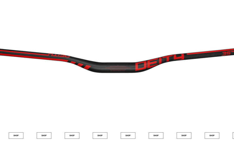 Deity Components Deity Speedway 35 H-Bar - Red