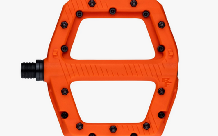 RaceFace Chester Pedals - Platform, Composite, 9/16", Large, Orange