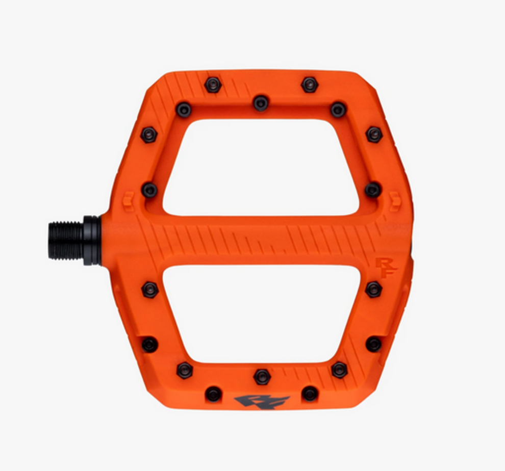 RaceFace Chester Pedals - Platform, Composite, 9/16", Large, Orange