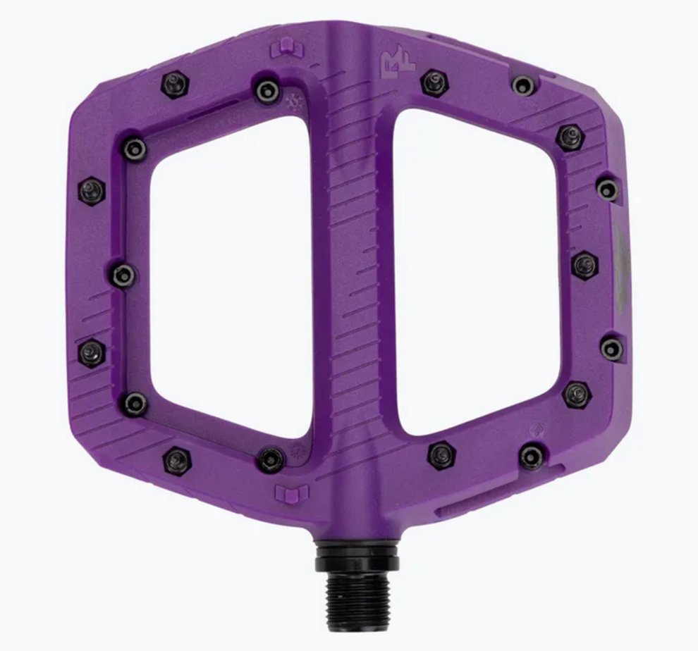 RaceFace Chester Pedals - Platform, Composite, 9/16", Large, Purple