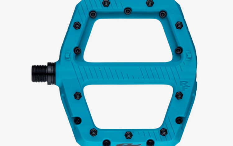 RaceFace Chester Pedals - Platform, Composite, 9/16", Large, Turquoise