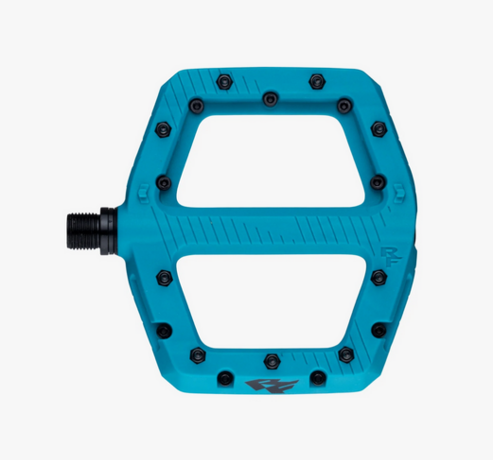RaceFace Chester Pedals - Platform, Composite, 9/16", Large, Turquoise