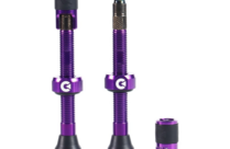 Clik Clik Clik Tubeless Valve Set, 40mm Clik, Pair, Cosmic Purp