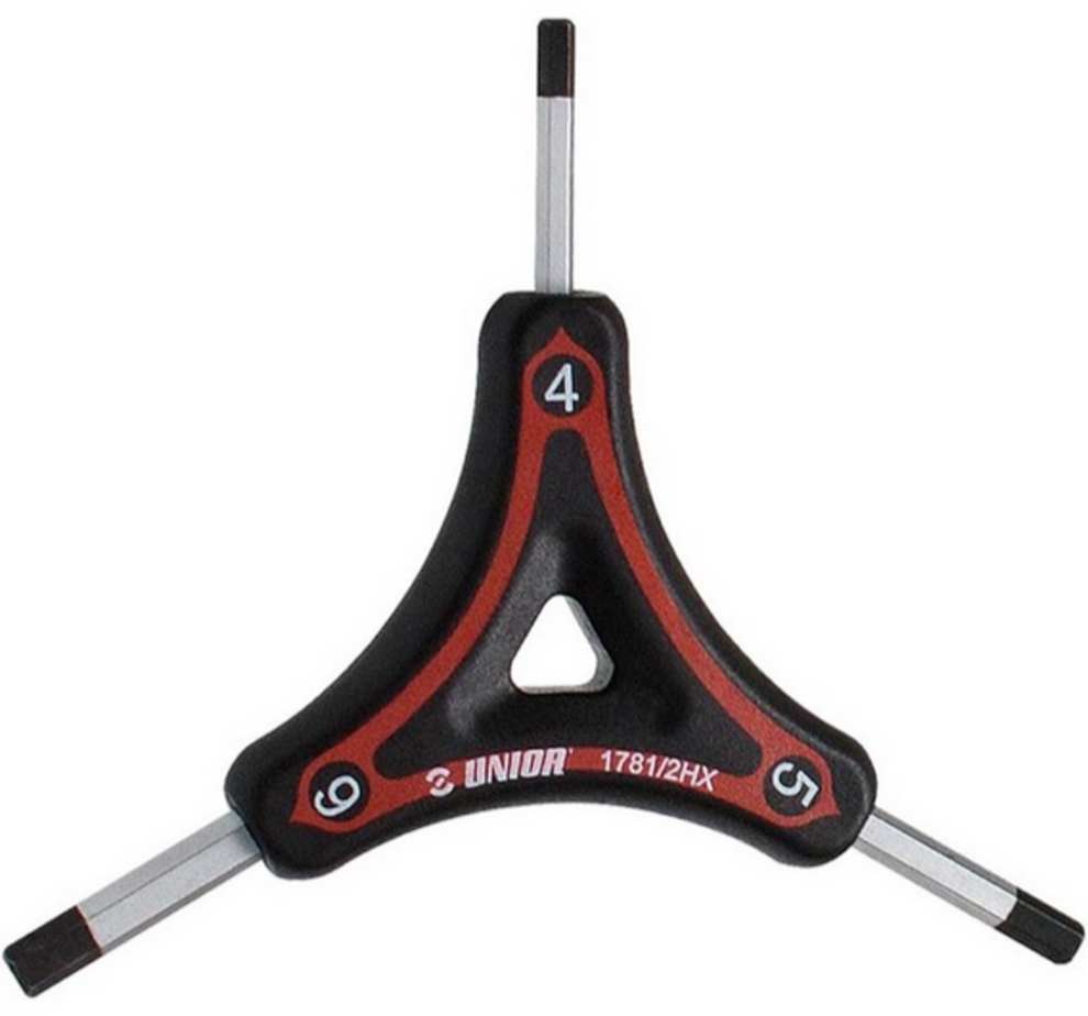 Unior UNR Y Hex Wrench - 4. 5. 6mm